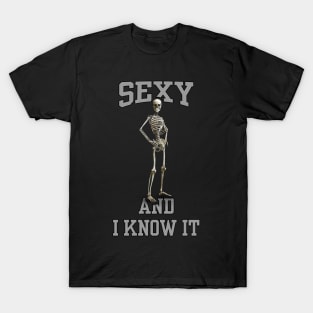 Sexy Skeleton - Funny Halloween T-Shirt